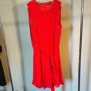 Alex Marie Vibrant Red Mini Dress